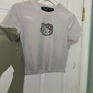 Hello Kitty mcbling crop top